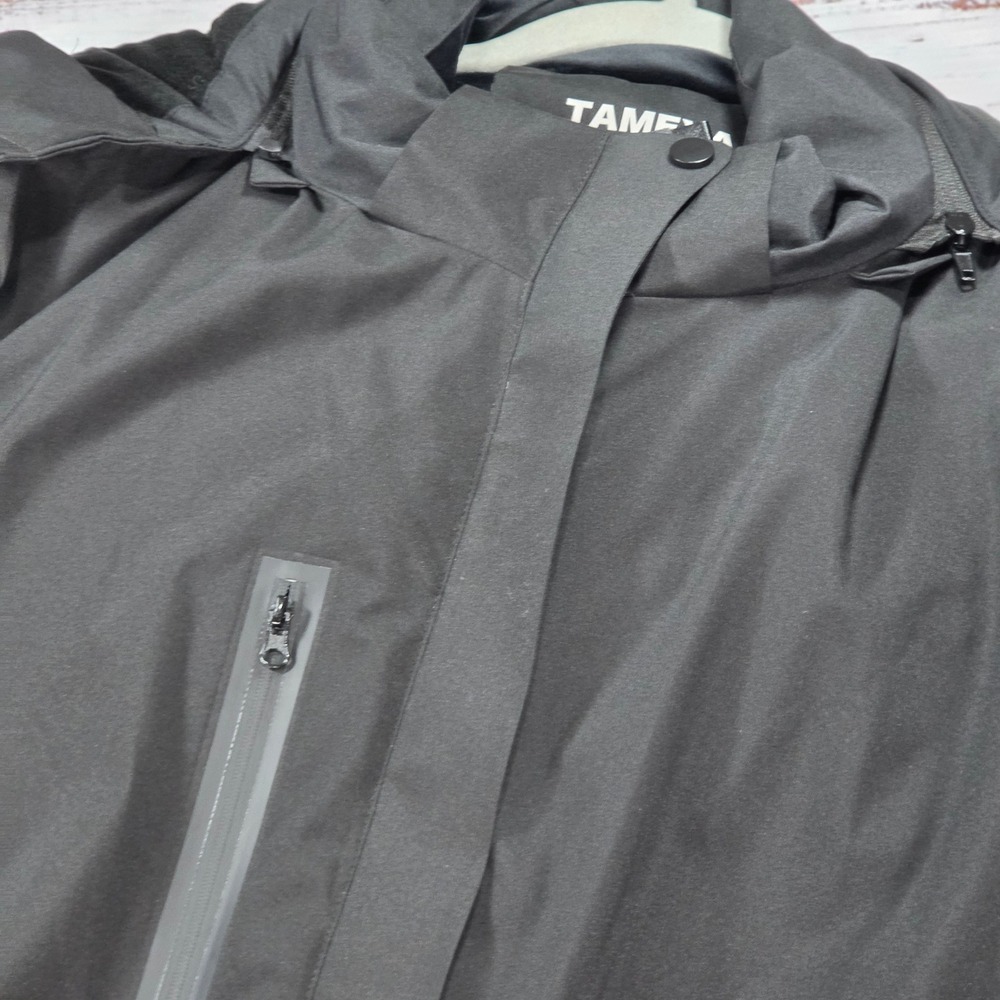 Tameya Heated Jacket Mens XL Black Excellent USB Electric Hooded Coat